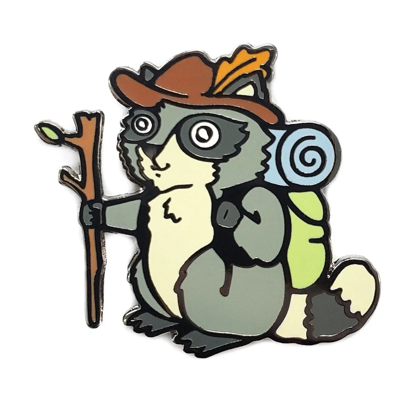 Hiking Raccoon Golf Ball Marker - GOLF LEAGUE