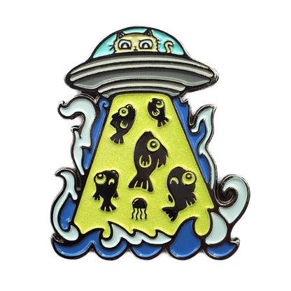 Glowing UFO Cat Golf Ball Marker - GOLF LEAGUE