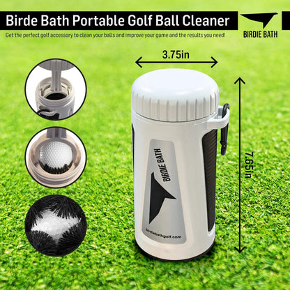Birdie Bath: Portable Golf Ball Cleaner - Ultimate Personal Golf Ball Washer