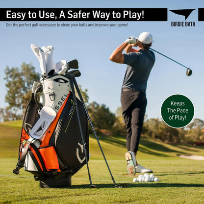 Birdie Bath: Portable Golf Ball Cleaner - Ultimate Personal Golf Ball Washer