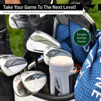 Birdie Bath: Portable Golf Ball Cleaner - Ultimate Personal Golf Ball Washer
