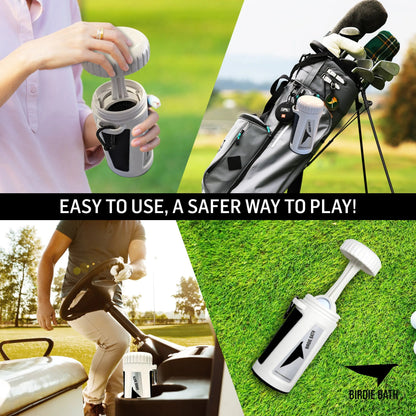 Birdie Bath: Portable Golf Ball Cleaner - Ultimate Personal Golf Ball Washer