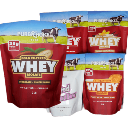 Whey Protein Isolate Flight   Try 5 flavors!