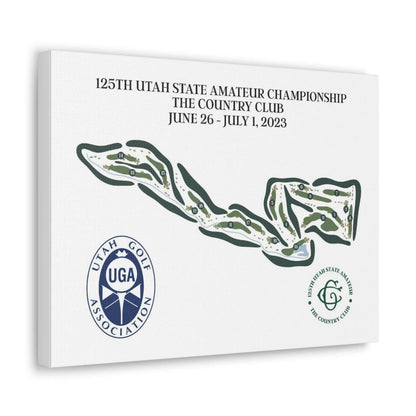 125th Utah State Amateur Championship, The Country Club June 26 – July 1 - Printed Golf Course