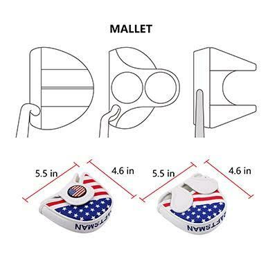 Bombs Away! Embroidered Putter Cover - Mallet by ReadyGOLF