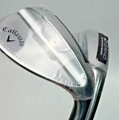 Callaway New Opus Brushed Chrome Wedge Set 56° & 60° W Grind Dynamic Gold 115g