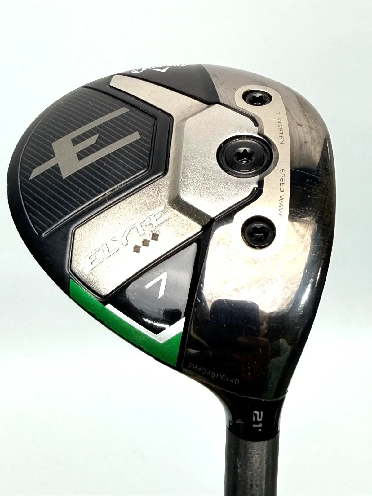 Callaway Elyte Triple Diamond 7 Wood 21° Denali Charcoal 60g Regular Flex