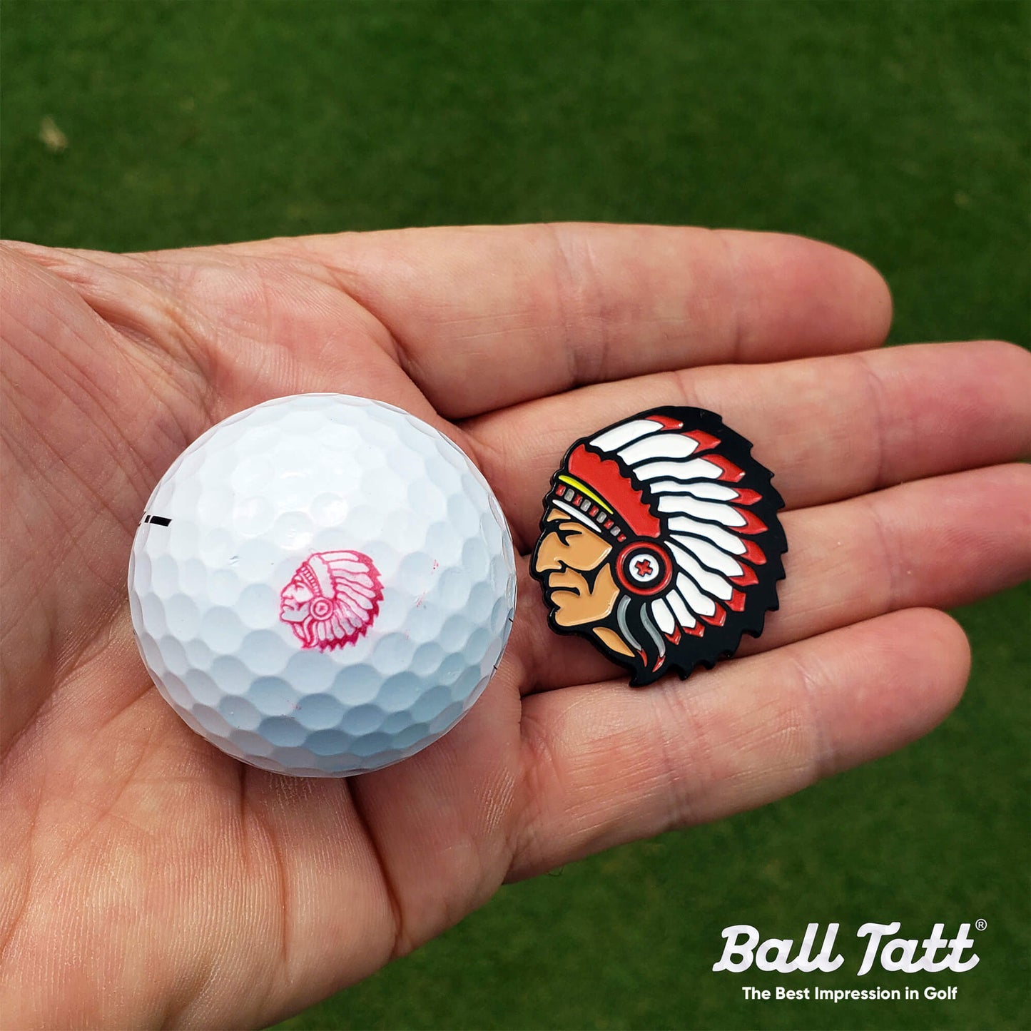 Indian Chief XL Ball Marker