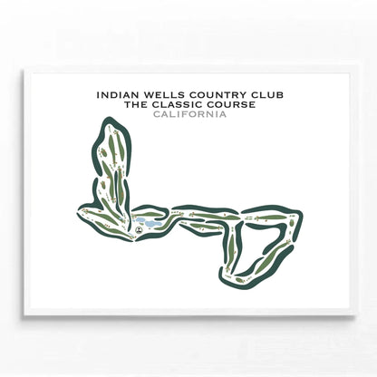 Indian Wells Country Club, California - Printed Golf Courses
