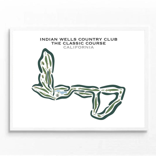 Indian Wells Country Club, California - Printed Golf Courses