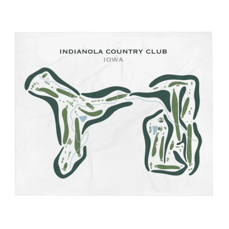 Indianola Country Club, Iowa - Printed Golf Courses