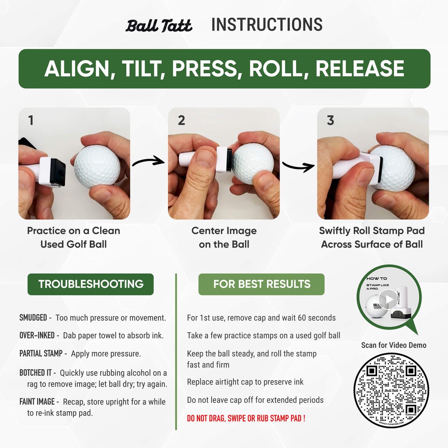 B Initial & Ball Marker