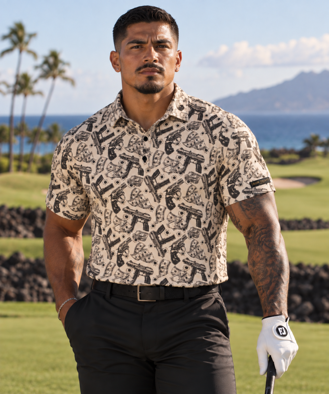 The Al Capone Men's Premium Golf Polo