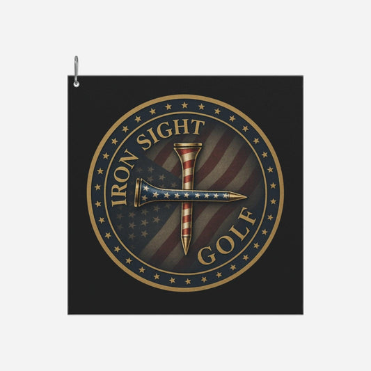 American Iron Sight Golf Towel