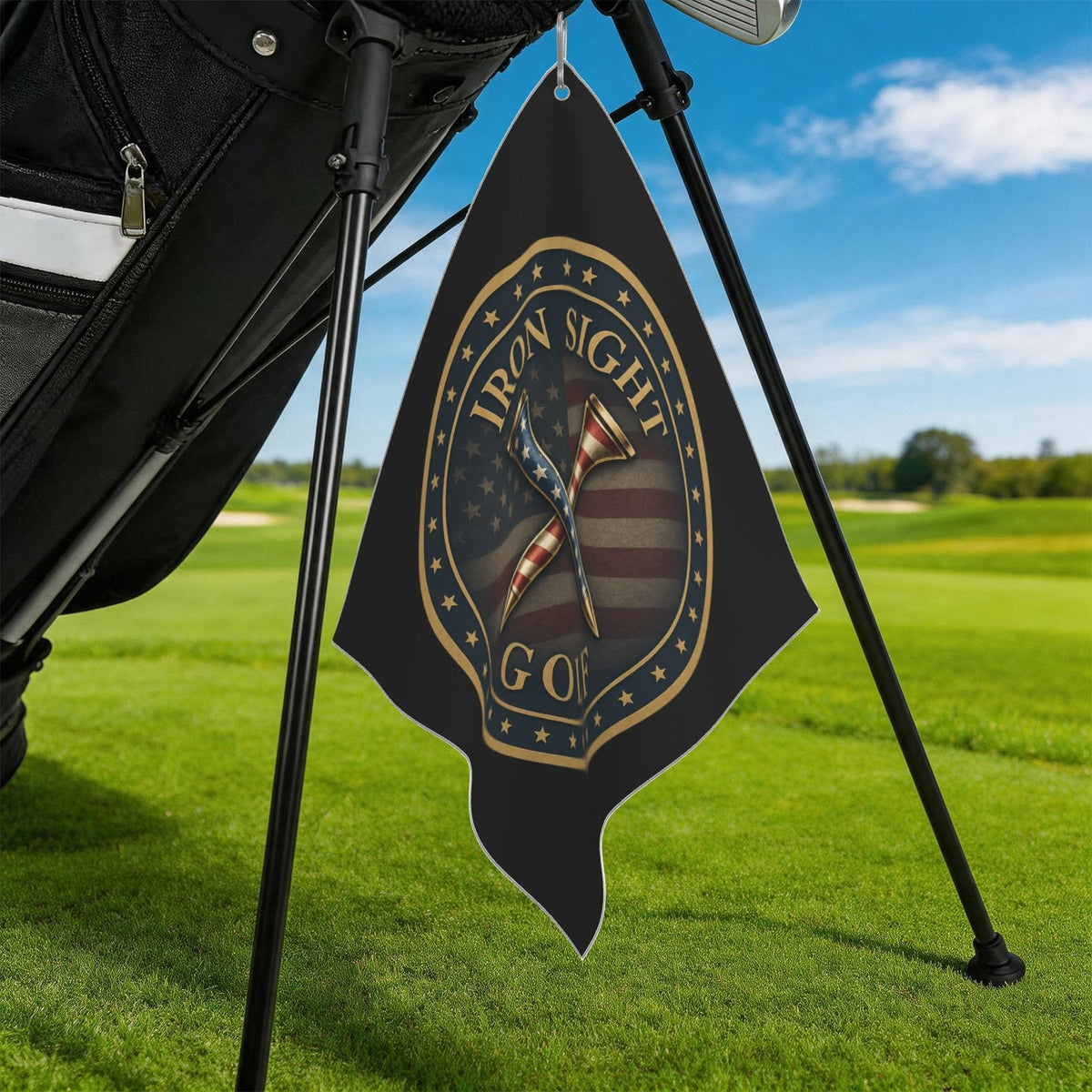 American Iron Sight Golf Towel