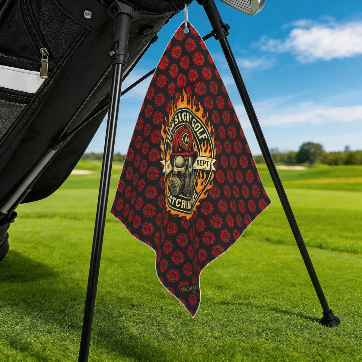 Catching Fire Golf Towel