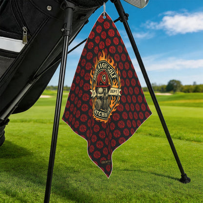 Catching Fire Golf Towel