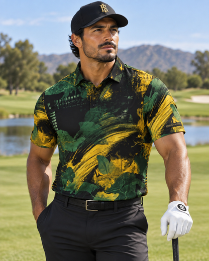 Frozen Tundra Men's Premium Golf Polo