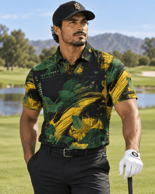 Frozen Tundra Men's Premium Golf Polo