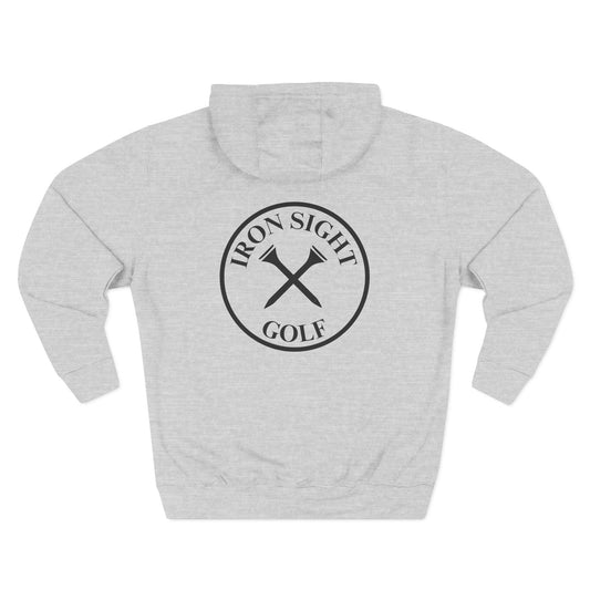 Iron Sight Golf Performance Hoodie — Three-Panel Fleece