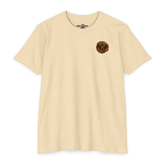 Vintage Firefighter Golf T-Shirt — Iron Sight Golf