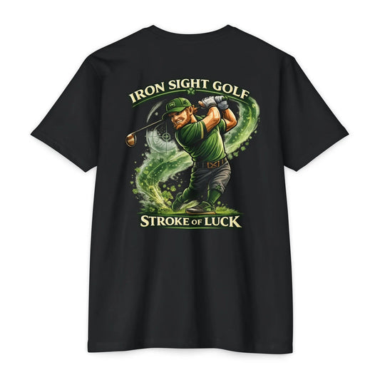 Stroke of Luck Golf T-Shirt — Iron Sight Golf
