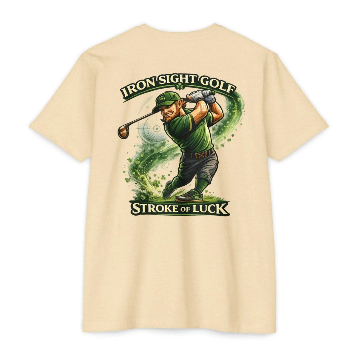 Stroke of Luck Golf T-Shirt — Iron Sight Golf