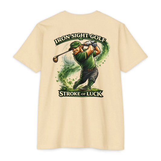 Stroke of Luck Golf T-Shirt — Iron Sight Golf