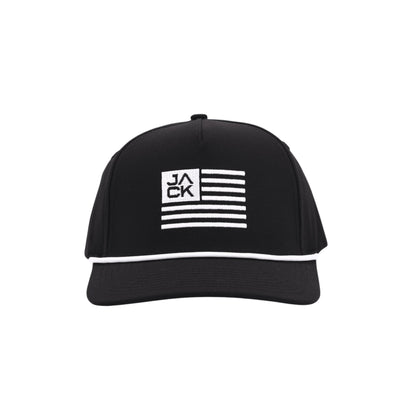 Jack Flag Black & White Hat