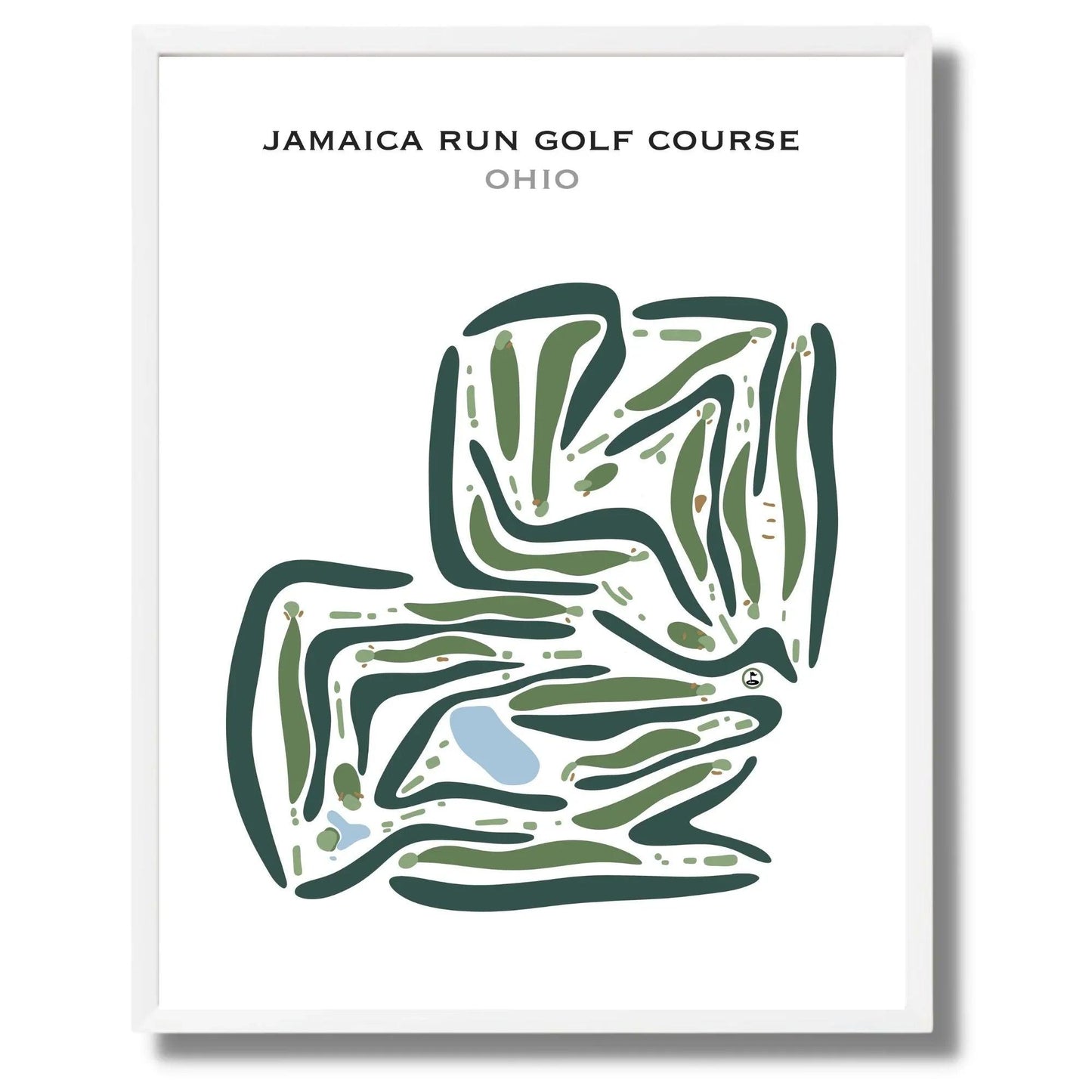 Jamaica Run Golf Course, Ohio - Printed Golf Courses