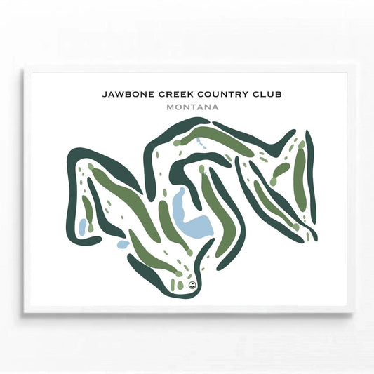 Jawbone Creek Country Club, Montana - Printed Golf Courses
