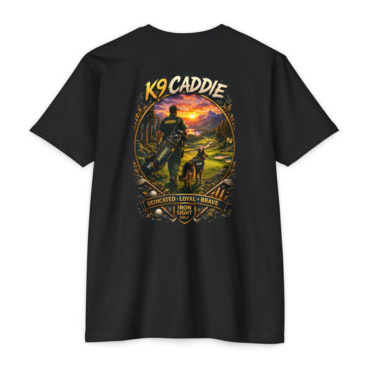 K9 Caddie Sheriff Golf T-Shirt — Iron Sight Golf