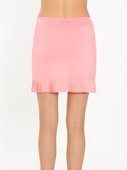 Kai 17" Pleated Skirt - Plumeria
