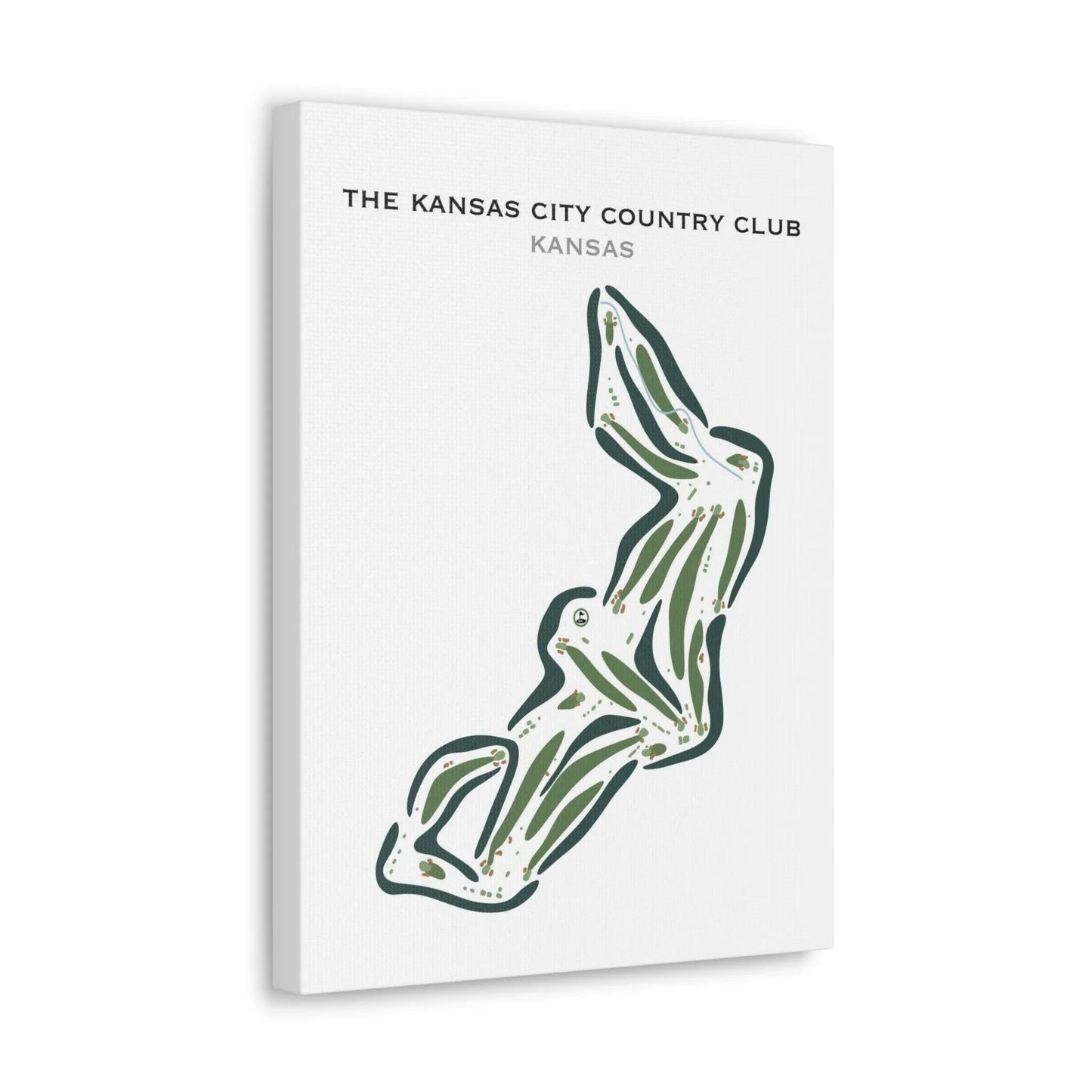 Kansas City Country Club, Kansas - Printed Golf Courses