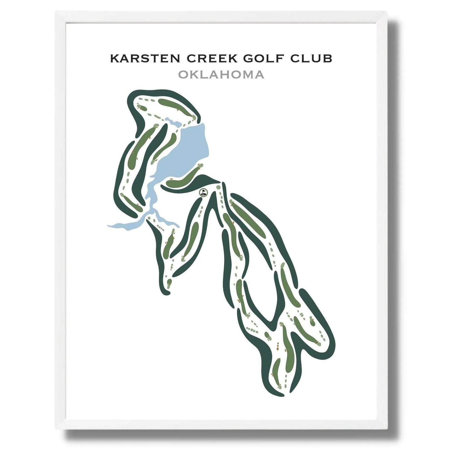 Karsten Creek Golf Club, Oklahoma - Printed Golf Courses
