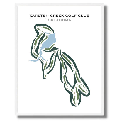 Karsten Creek Golf Club, Oklahoma - Printed Golf Courses