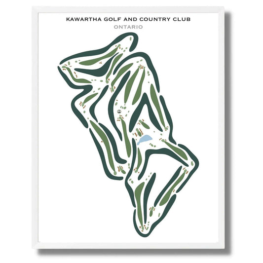 Kawartha Golf Club, Ontario, Canada - Printed Golf Courses
