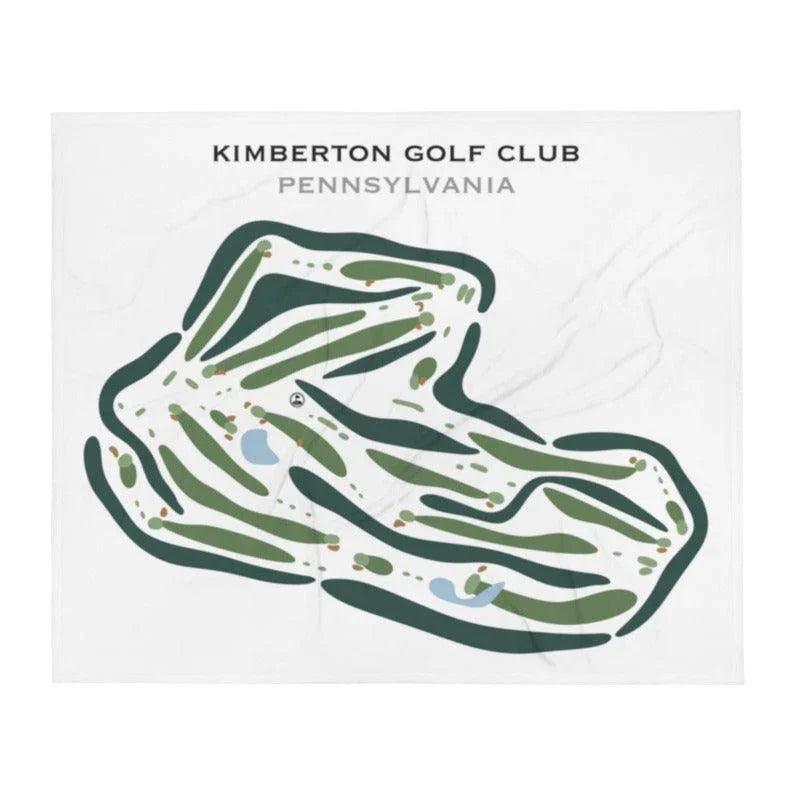 Kimberton Golf Club, Pennsylvania - Printed Golf Courses