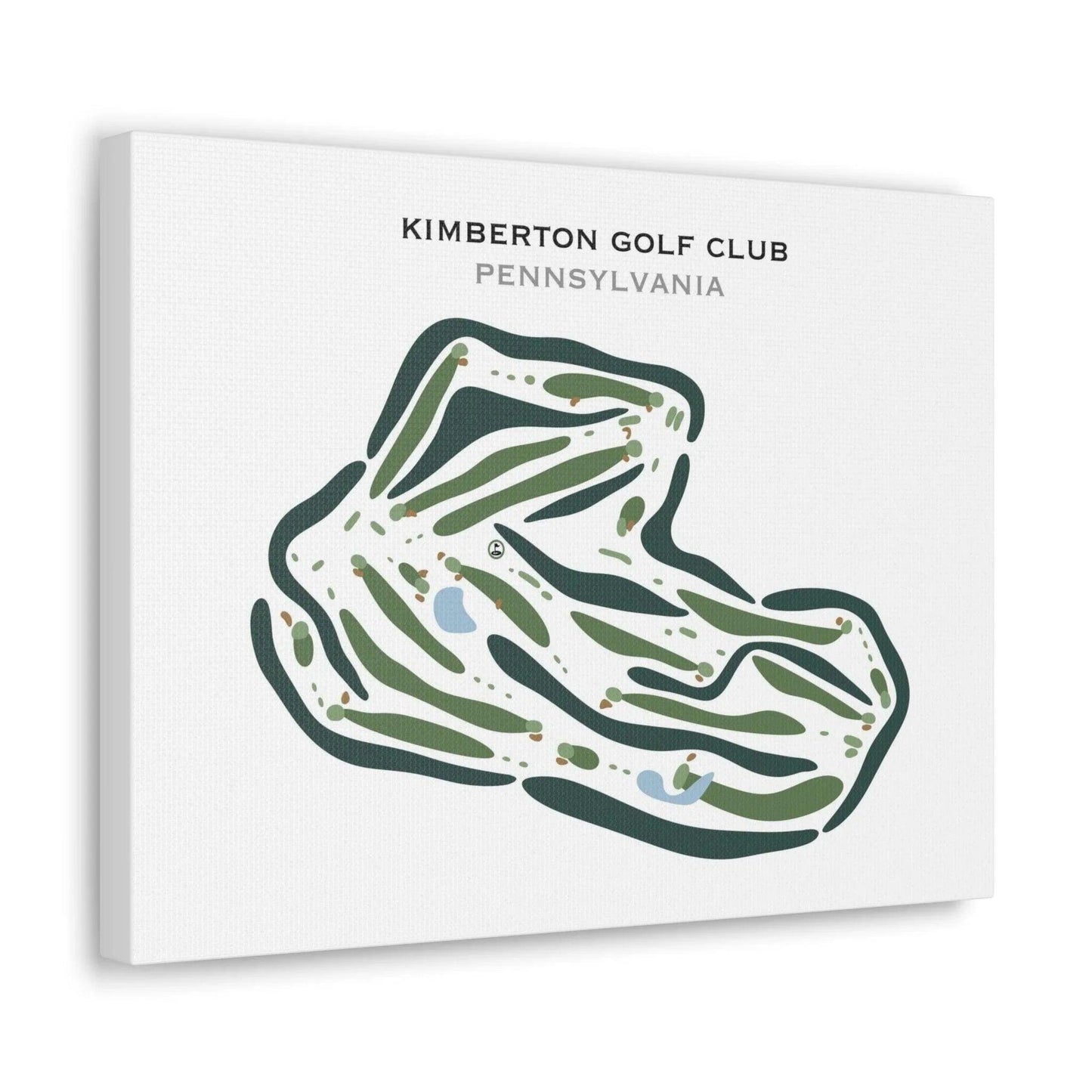 Kimberton Golf Club, Pennsylvania - Printed Golf Courses