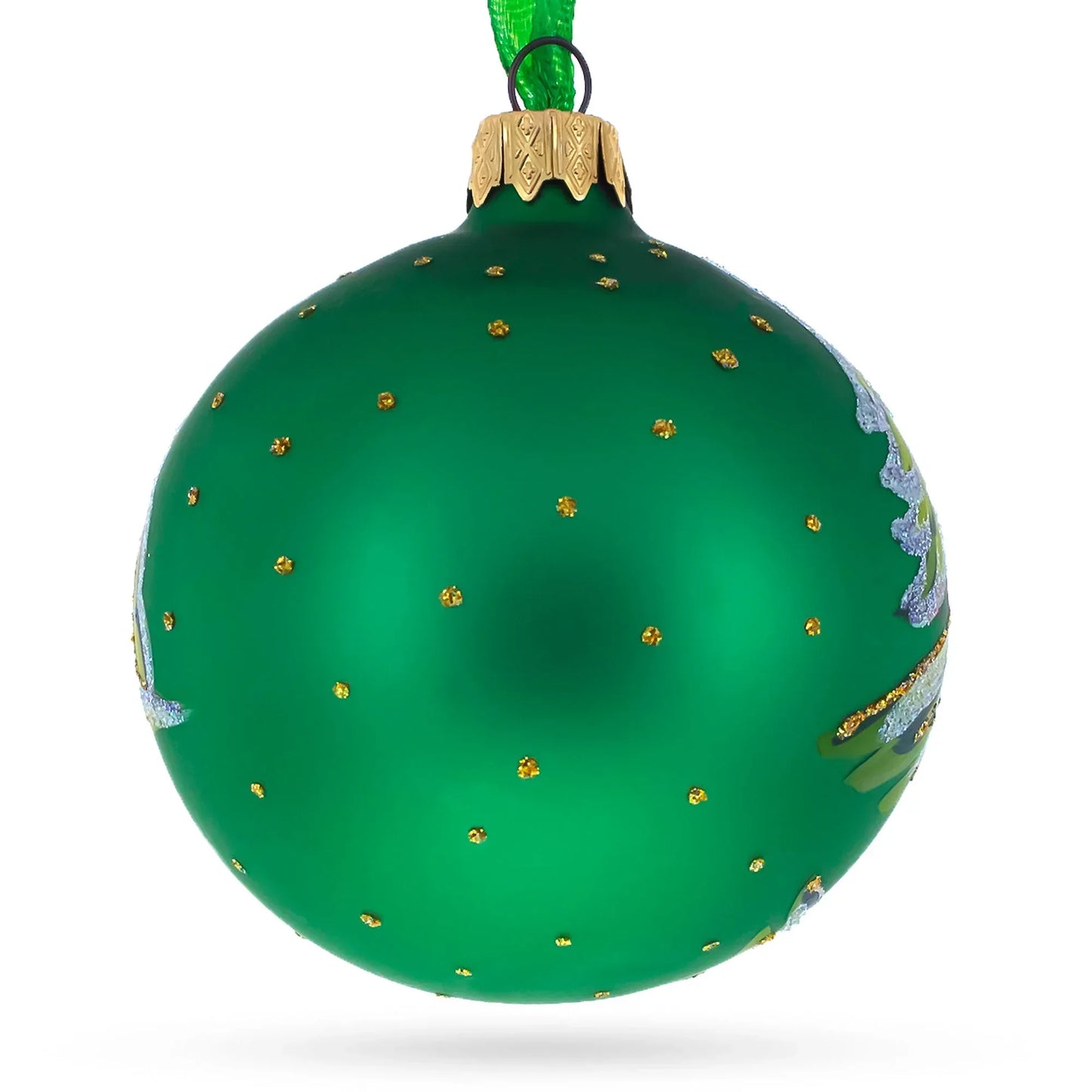 Golf Player Glass Ball Christmas Ornament 3.25 Inches - GOLF LEAGUE