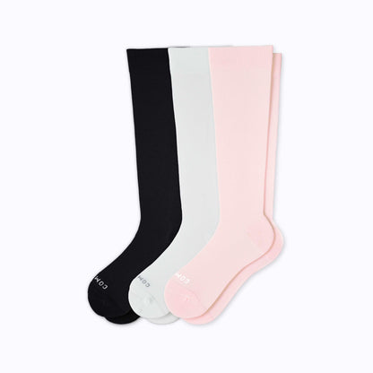 knee-high-3-pack_black-rose-white_flat-lil_9d298057-34af-4230-ba52-f08ffe7ddebc - GOLF LEAGUE