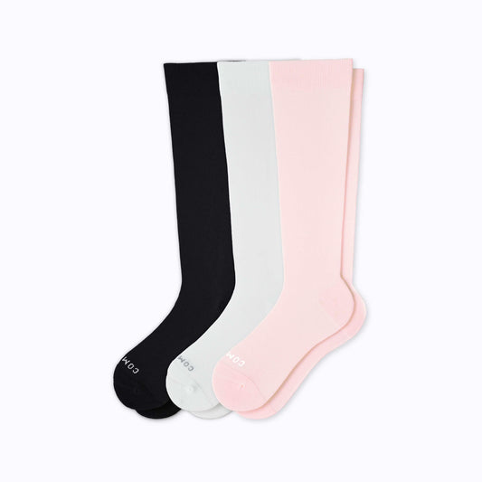 knee-high-3-pack_black-rose-white_flat-lil_9d298057-34af-4230-ba52-f08ffe7ddebc - GOLF LEAGUE