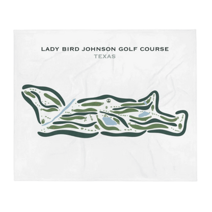 Lady Bird Johnson Golf Course, Texas - Printed Golf Courses