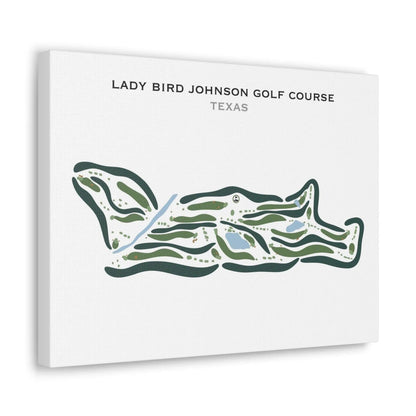 Lady Bird Johnson Golf Course, Texas - Printed Golf Courses