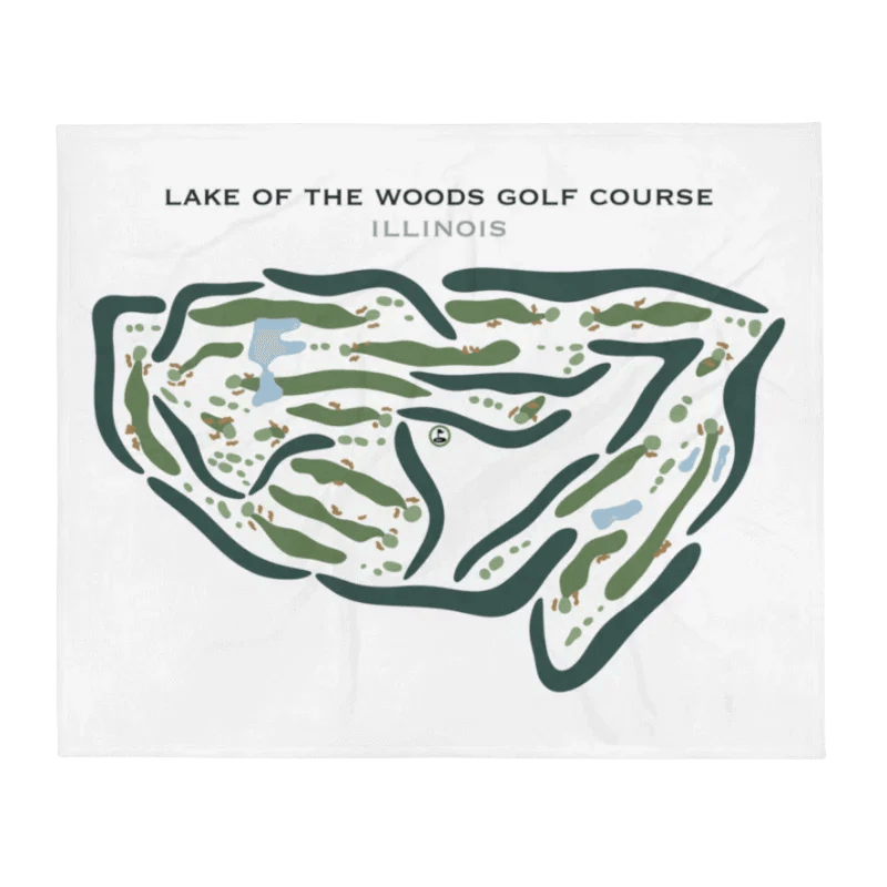 Lake of the Woods Golf Course, Illinois - Printed Golf Courses