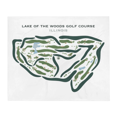 Lake of the Woods Golf Course, Illinois - Printed Golf Courses