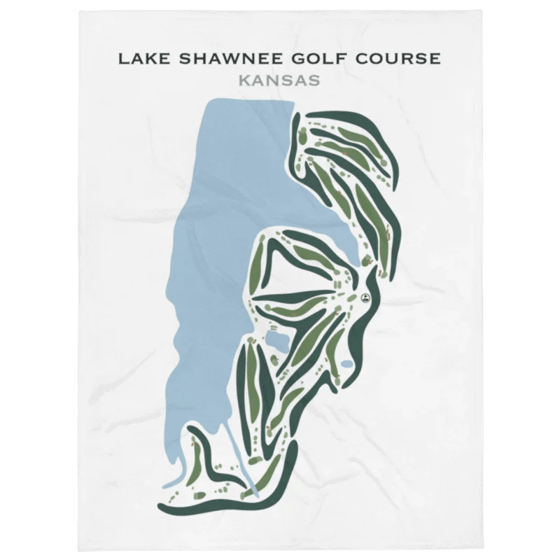 Lake Shawnee Golf Course, Kansas - Printed Golf Courses