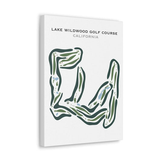 Lake Wildwood Golf Course, California - Printed Golf Courses