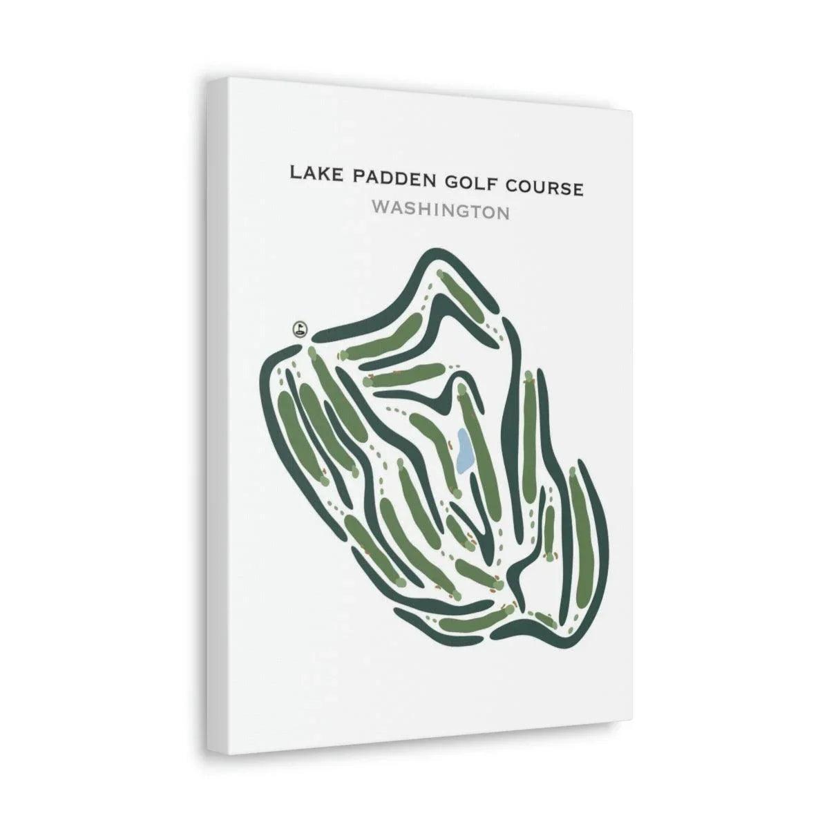 Lake Padden Golf Course, Washington - Printed Golf Courses
