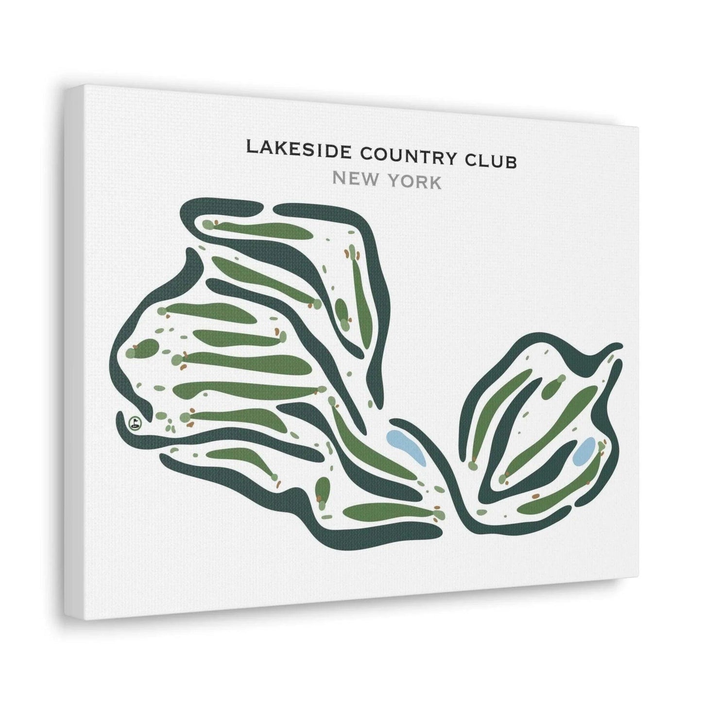 Lakeside Country Club, New York - Printed Golf Courses